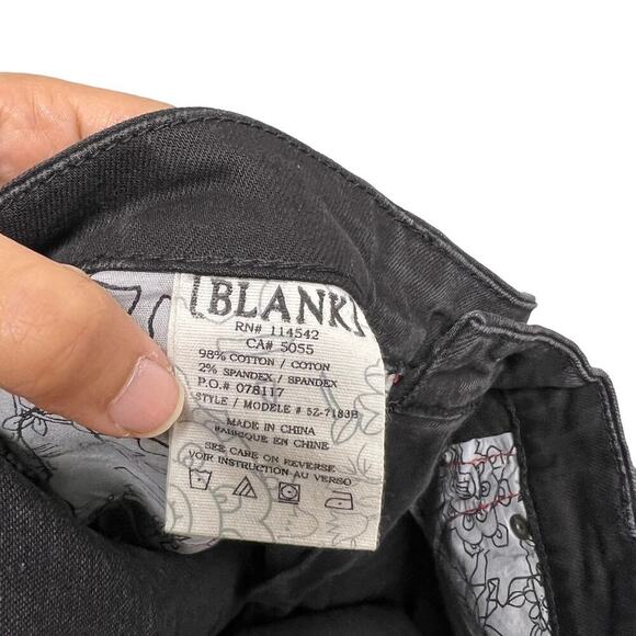 Blank NYC Denim Skinny Leg Ankle‎ Zip Jeans Black - Picture 9 of 12